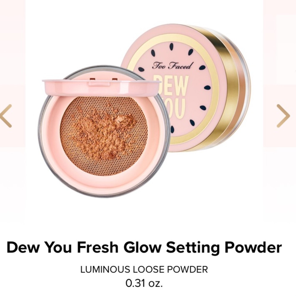 Dew You Fresh Glow Setting Powder Radiant Caramel